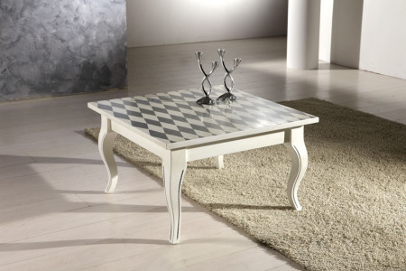 Art. 1310TAV Tavolino Deco' a sciabola mis. da 80x80