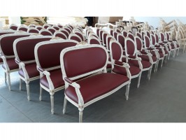 Poltrone e divani luigi xvi intrecciate con cresta  art. 102PC / 102DC